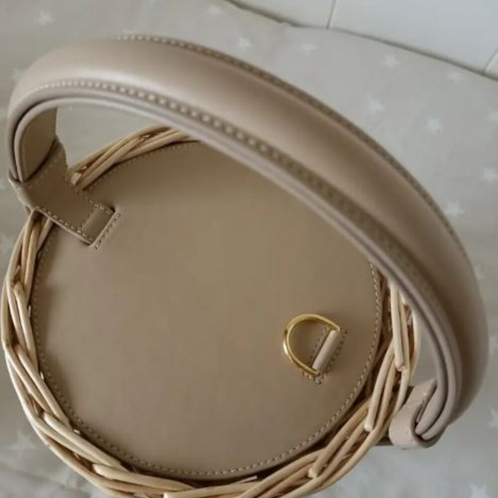 RARE Polène L’Osier Basket Bag in Sand - Picture 6 of 11